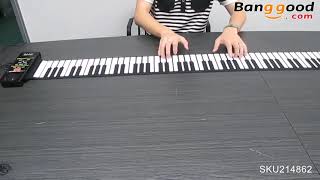 KONIX Silicon Flexible 88 Keys Electric Roll Up Piano PN88S - Banggood.com screenshot 5