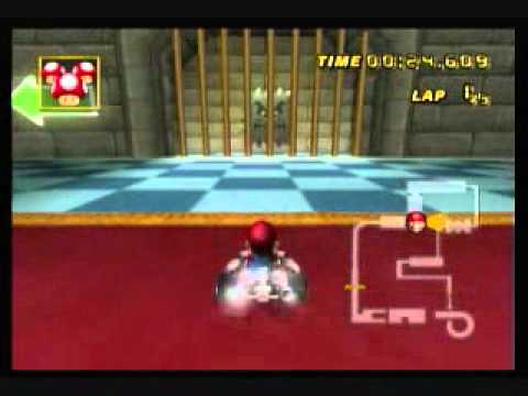 Mario Kart: Bowser's Castle Nintendo 64 and Wii - YouTube