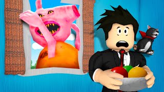 PEGANDO A COMIDA DO PORQUINHO | Roblox - Hungry Pig screenshot 1