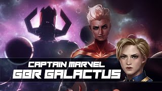 Captain marvel vs gbr galactus | future fight