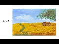 01 peaceful autumn landscape  acrylic painting for beginners