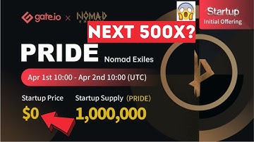 Nomad Exiles (PRIDE) Token Sale on Gate.io Startup - Gateio Startup PRIDE Token - Nomad Exiles IDO