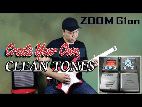 ZOOM G1on CREATE YOUR OWN CLEAN TONES ALVIN DE LEON 2019 