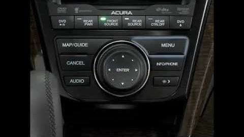 Navigation   2012 MDX overview