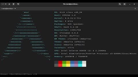Arch Linux: Tilix The Tiling Terminal (GTK based)