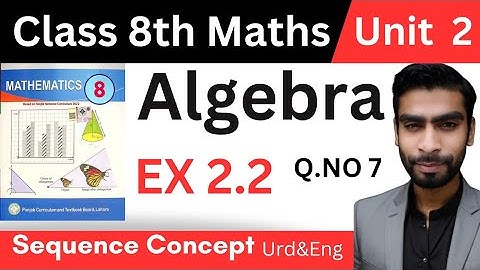 Find the indicated term of the arithmetic sequence by position to term rule | Exercise 2.2|#class8th