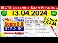 Ielts listening practice test 2024 with answers  13042024