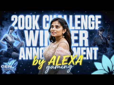 GENXWORLD 200K CHALLENGE WINNER ANNOUNCEMENT AND PRIZE POOL REVEL   @GenXworld04 #bgmi