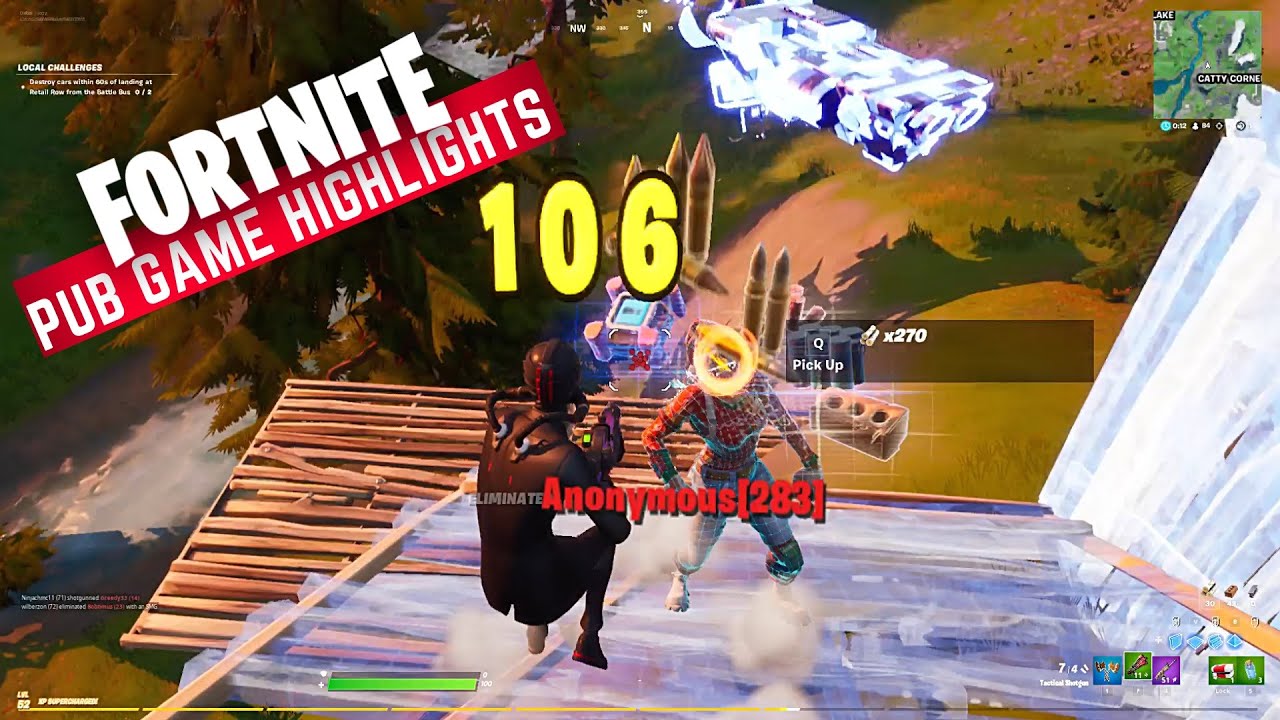 Fortnite Pub Game Highlights YouTube