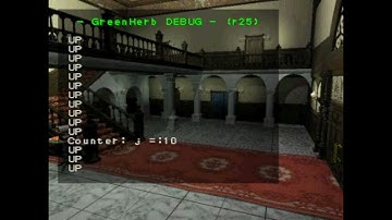 [Playstation 1 Development] Classic Resident Evil Engine GreenHerb (r25) new debug screen