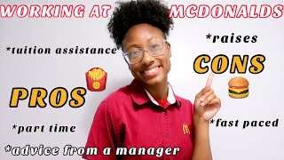 18 PROS AND CONS OF WORKING AT MCDONALD'S ! *from a manager 4+ years |