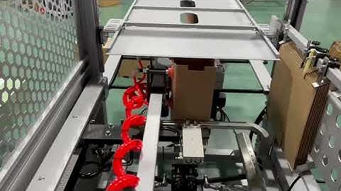 Cobot Case Erector | Automatic Carton Opening and Bottom Sealing System