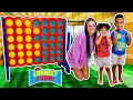 GIANT CONNECT 4 GAME NIGHT WITH THE PRINCE FAMILY!!