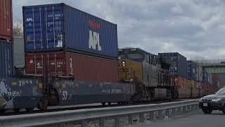 CSX Westbound Intermodal Train At Brunswick, MD!