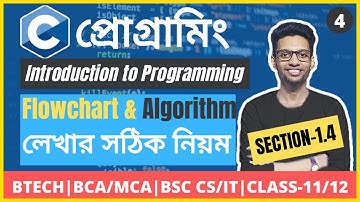 Difference Between FLOWCHART and ALGORITHM - C Language Tutorial|C Bangla Tutorial[YOUTH CAREER HUB]