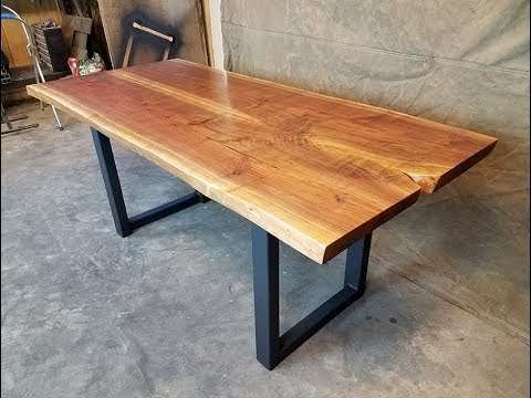 Making A Walnut Live Edge Dining Table Four Fields Furniture You Making A Walnut Live Edge Dining Table Four Fields Furniture