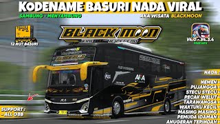 SHARE 🤙🏻 | KD BASURI BLACKMOON V4.0 - V4.3.4 NADA VIRAL | BASURI STECU STECU | Bussid v4.3.4