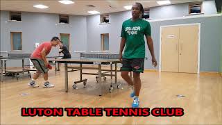 Luton Table Tennis Club. Thurs 17Th Sept 2020. Knocking With Bob 1