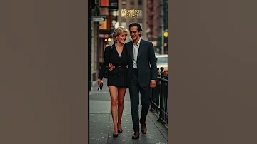 Lady Diana Dodi Al Fayed Romantic Walk In New York Rare Love Story Shorts 