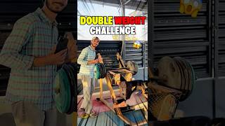 Double Weight Challenge 😱                  #haiderjanivlogs #minivlog #viralvideo