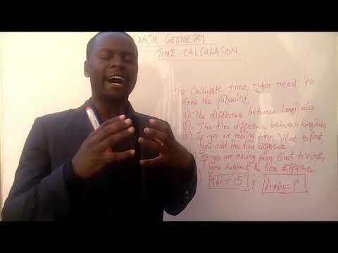 Earth Geometry 🌍 . Time Calculations Video 1
