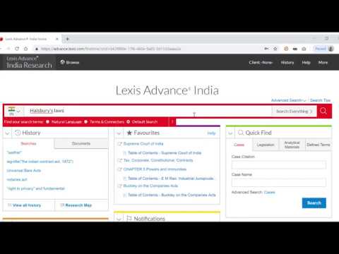 Lexis Advance® India – Red Search Box