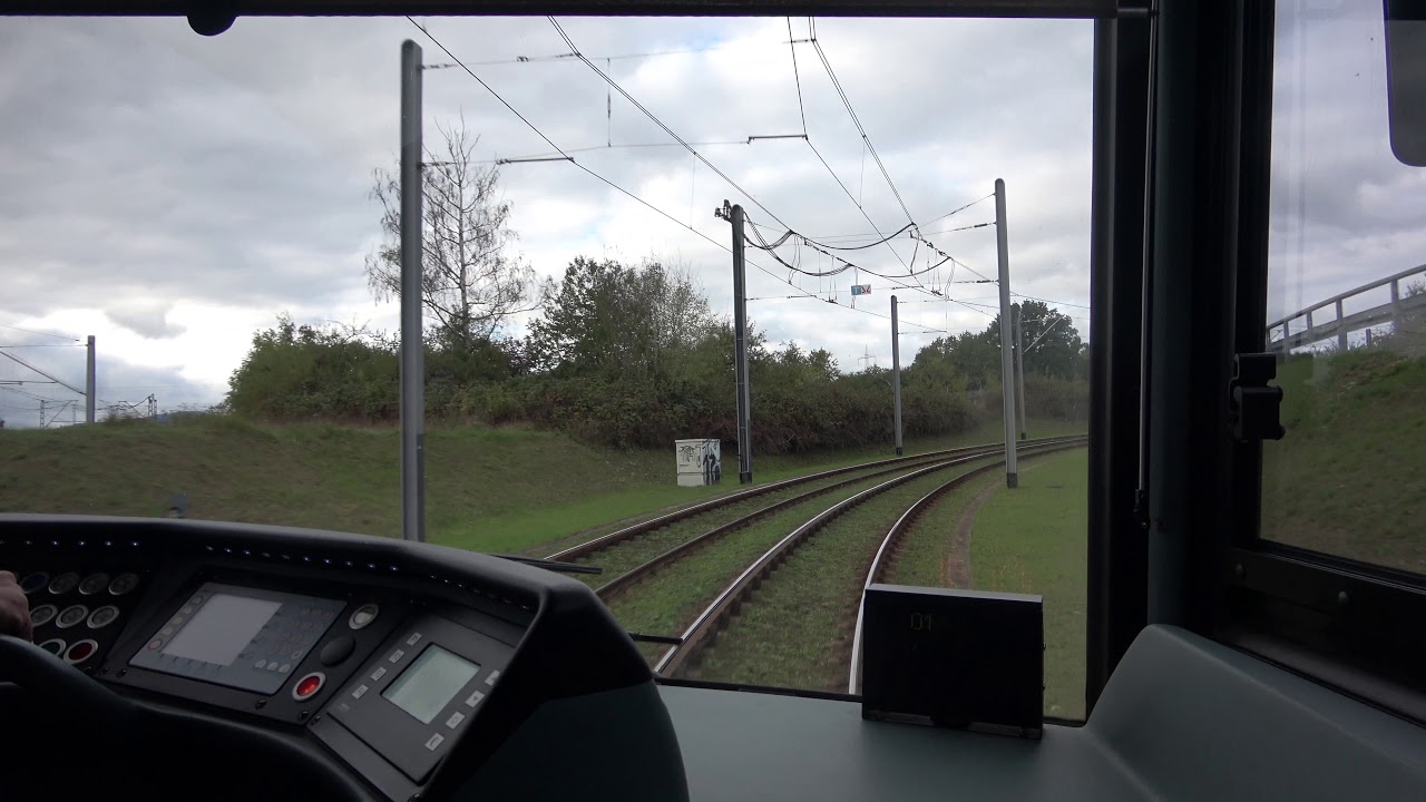 Mitfahrt in VGF Bombardier U5-25 Wagen 637 auf der Linie U9 Ginnheim-Nieder Eschbach