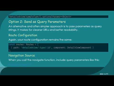 How to Dynamically Store Query Parameters in Your URL with Angular