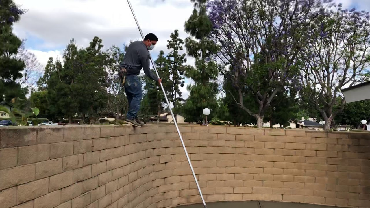 Light broom finish patio concrete YouTube