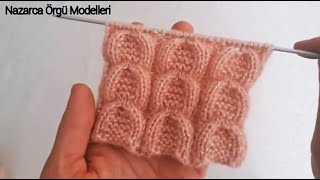 Kümeli̇ Kabarik Örgü Modeli̇