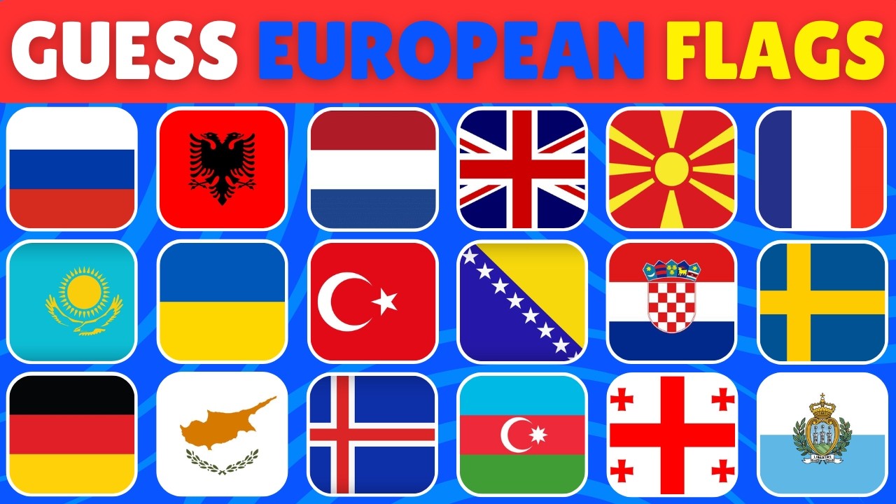 Угадай флаг! Европейская версия! 🇪🇺 | Географическая викторина 2026