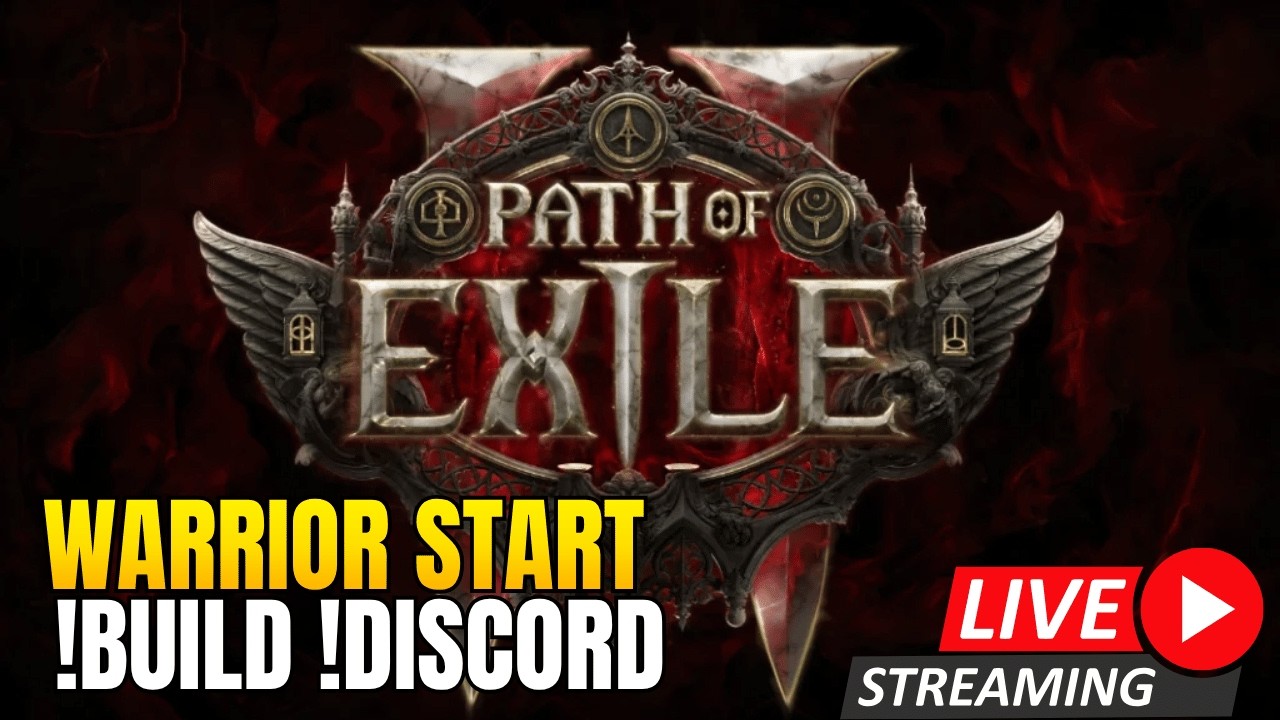 Warrior League Start | !Discord !Build #PathofExile2