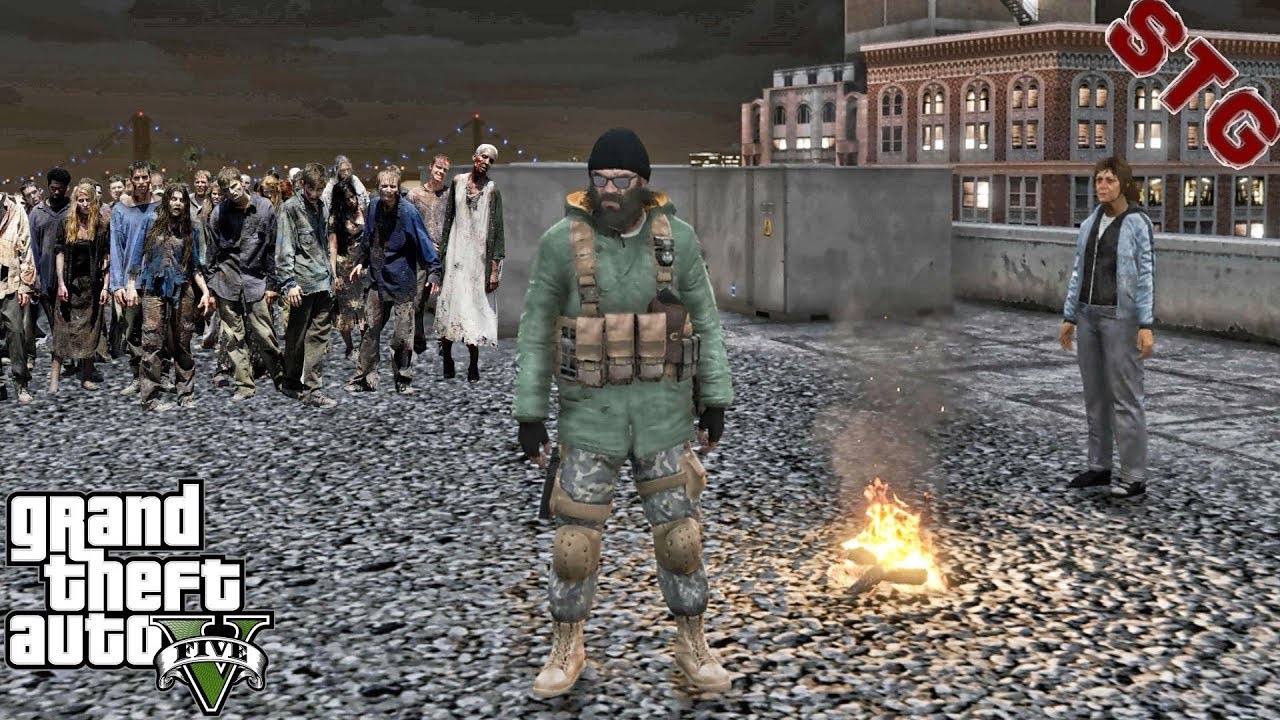 GTA 5 turns into The Walking Dead with spooky zombie apocalypse
