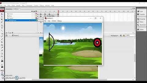 #how to #use #AnimateBow and Arrow #Animation in Adobe Flash