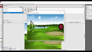 #how to #use #AnimateBow and Arrow #Animation in Adobe Flash
