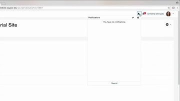 Moodle 3.4 Tutorial Videos-Navigation of the 3.4 Moodle Site