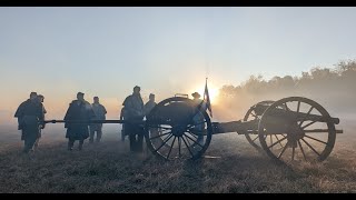 Artillery at the Battle of Perryville KY 160th Civil War Reenactment
