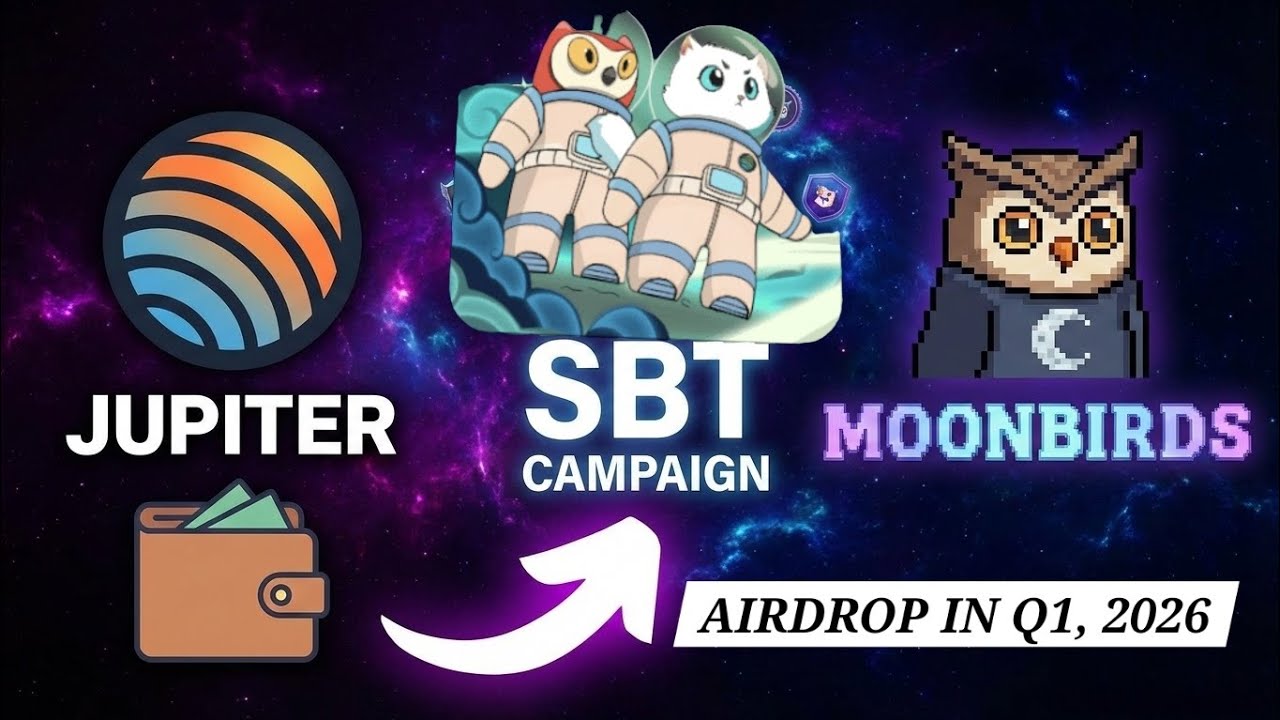 Claim your Jupiter X @moonbirds SBT || SBT holders may get Potential  Airdrop in Q1, 2026 - YouTube