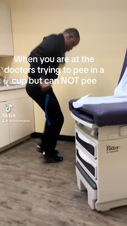 POV: when you can’t pee in a cup #funny #fypage #viral #comedy #pov #explorepage #share #doctor
