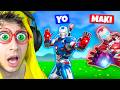 DUELO de HERMANOS ROBOT 🤖🔥!! (Nuevo Mapa Secreto) - Fortnite