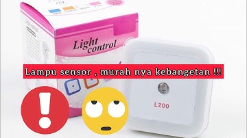 LAMPU SENSOR CAHAYA MURAH BANGET BISA MENYALA DAN MATI SENDIRI !! 11rb an sudah se simple ini !!!