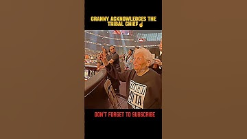 granny acknowledges the tribal chief ☝️ #viralvideo #romanreigns #wwe #wweshorts #tribalchief