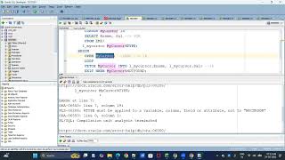 PL/SQL TRAINING CURSORS : LOOPS