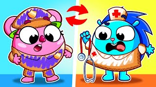 learn jobs occupations cardboard world kids songs nursery