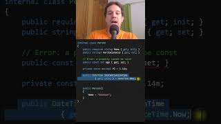 What's the difference between init and const in C#?