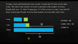 Ratio : How to solve word problems using models and algebra - Singapore Math