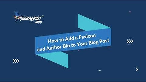 How to Add a Author Image & Bio to Your Blog to show on Blog Posts