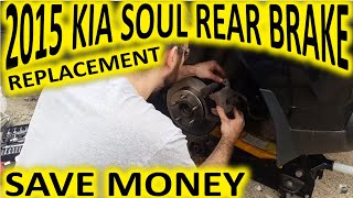 2015 Kia Soul Rear Brake Service