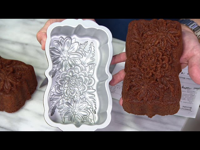 Nordic Ware Wildflower Loaf Pan Bundle on QVC 