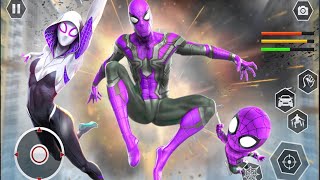 Spider Rope Superhero War Game - Crime City Battle - Android GamePlay screenshot 3